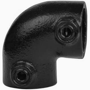 Key Clamp 90 Degree Elbow 50mm